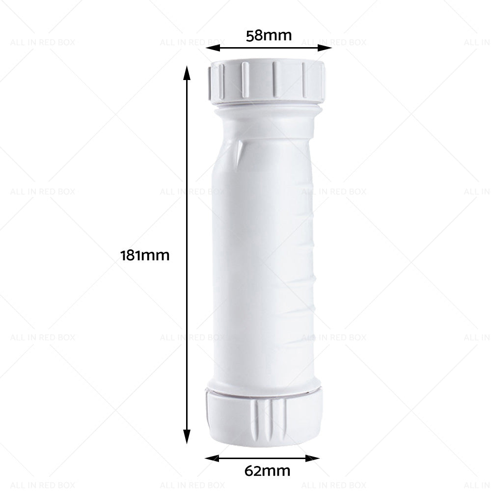 2Pcs Set Waterless Self Sealing Waste Valve Inline Trap Bath Basin Caravan RV-3