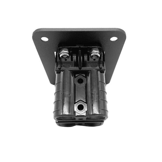 Dual Twin Aluminum Flush Mount Plate Panel Suitable For Anderson Style Plug 50A-1