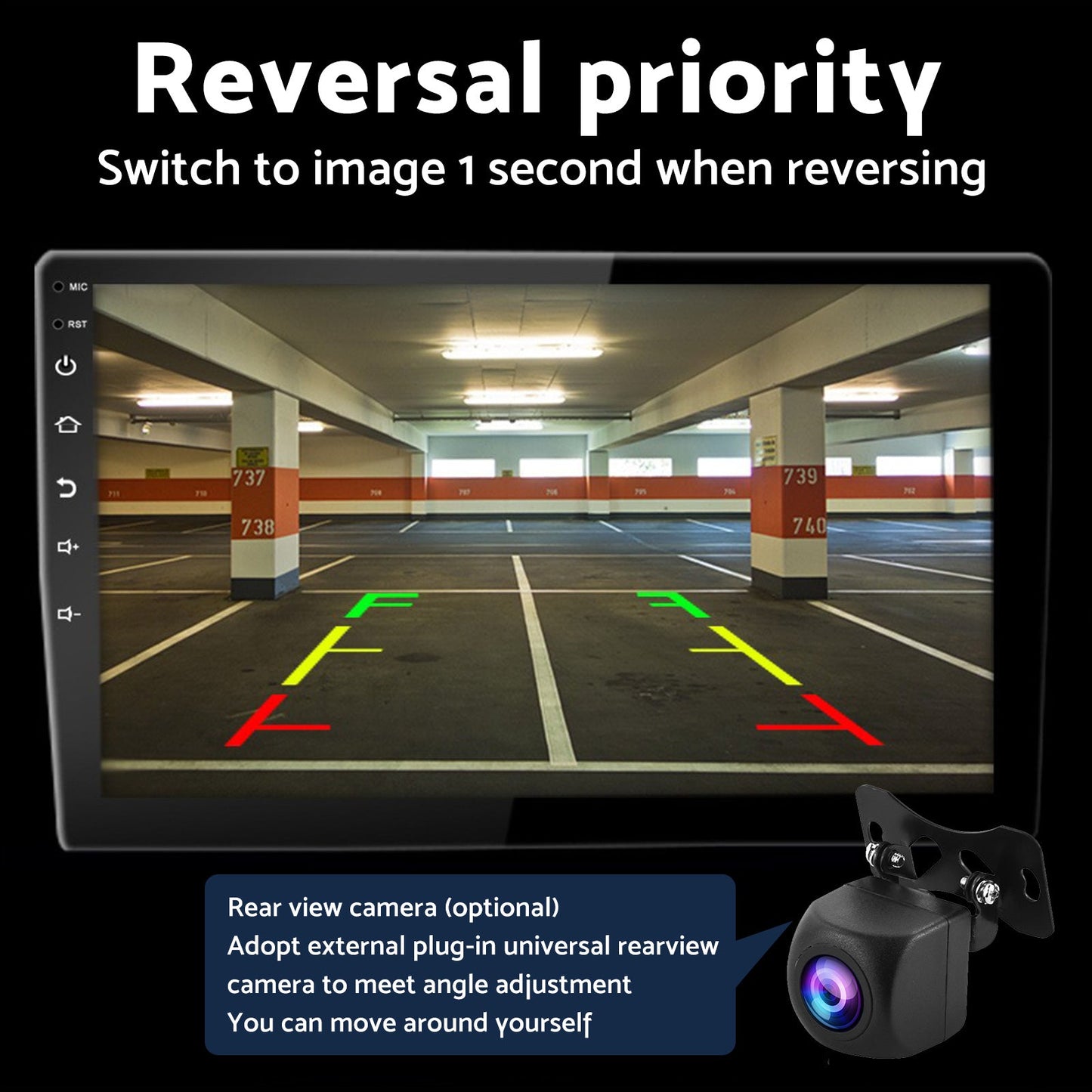 Android 13 Car Radio Wifi Stereo CarPlay Suitable for Toyota VIOS Yaris 07-12-4