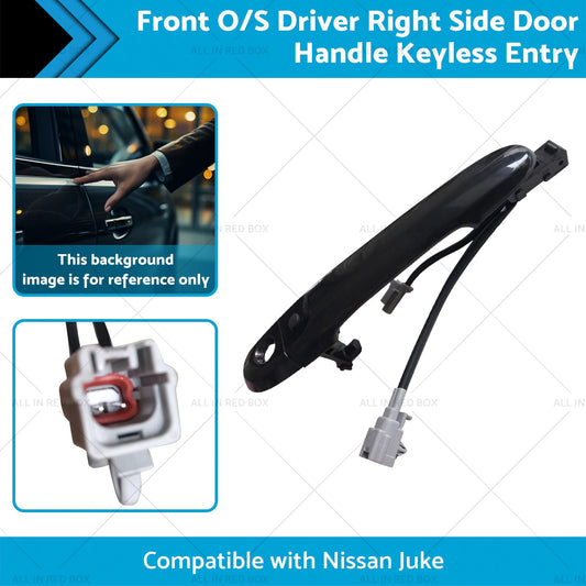 Front Driver Right Side Door Handle Keyless Entry Suitable for 10-19 Nissan Juke-1