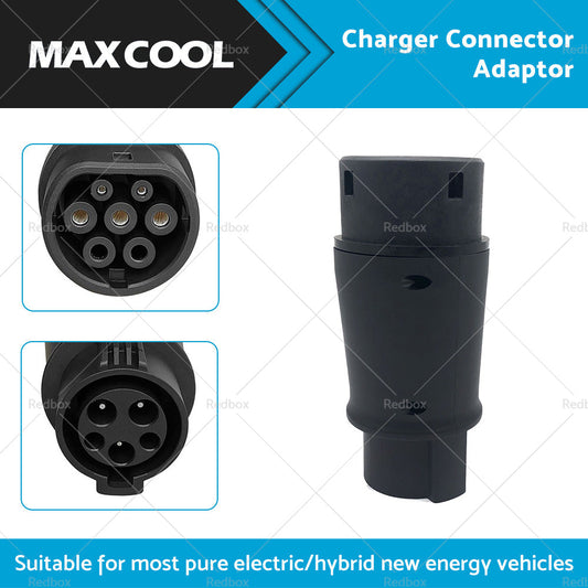 EVSE EV Adaptor 32A J1772 Type 1 to Type 2 Plug EV Adapter, Electric Cars V A3Y2-1