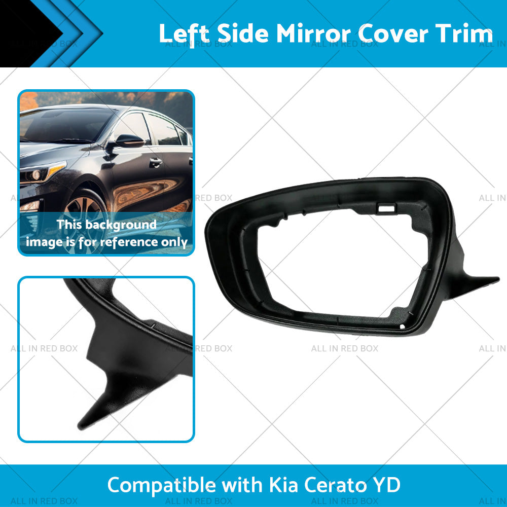 Left Side Mirror Cover Trim Suitable for ?Kia Cerato YD 2013-2018 Matte Black-1
