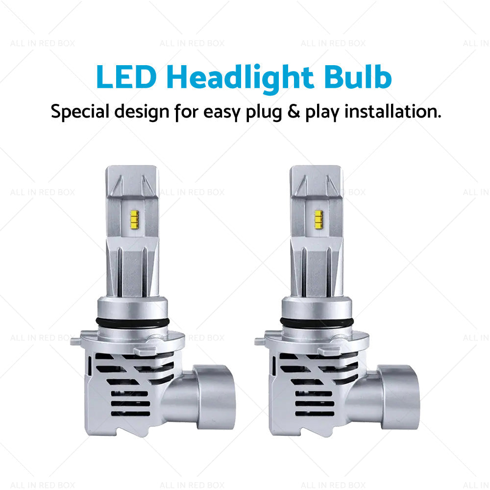 9006 HB4 9012 HIR2 LED Headlight Kit Bulbs 6000K White Fog Light Globe Lamp-1