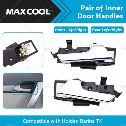 Front Rear Pair Left Right Inner Door Handle Suitable for Holden Barina TK 05-11-1
