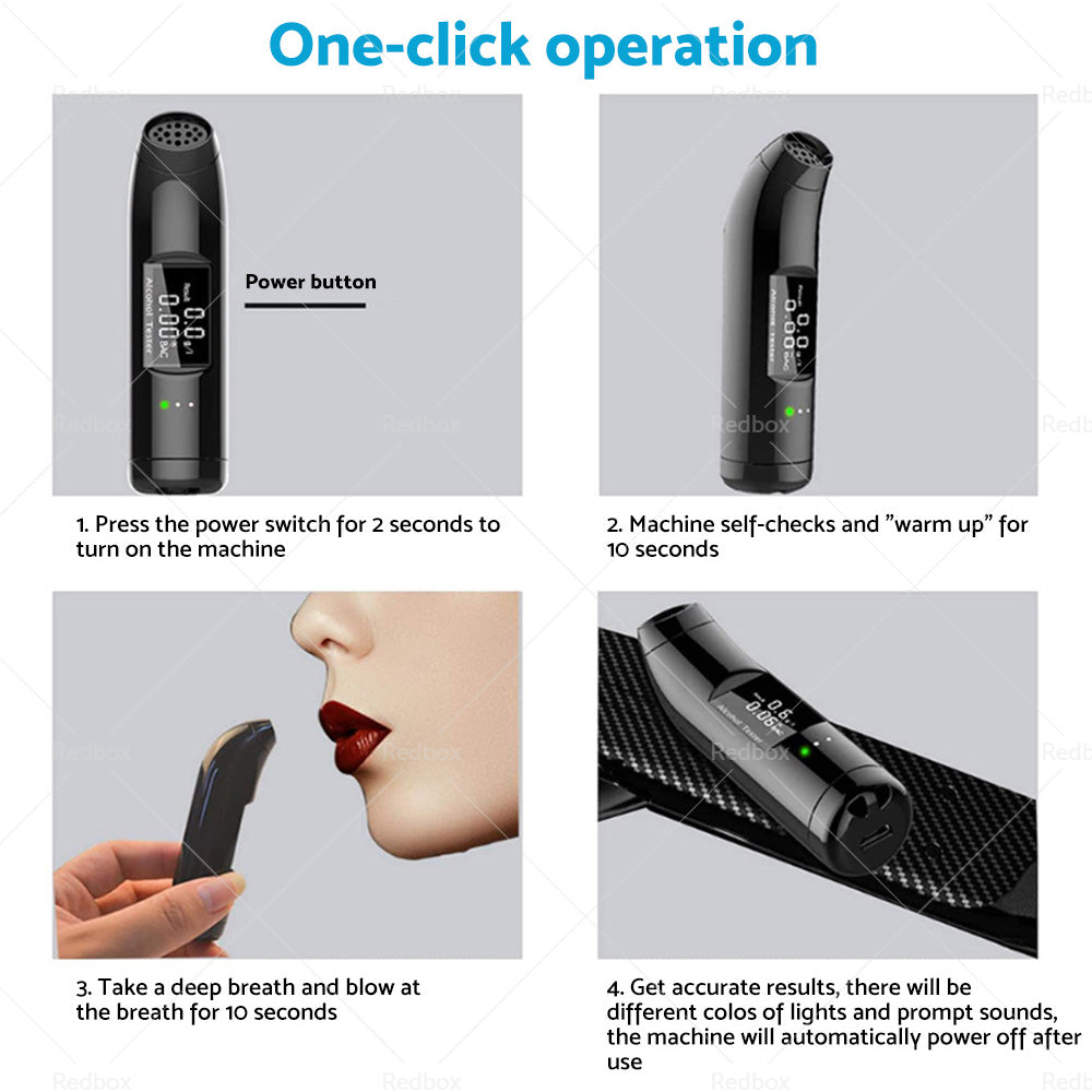 Breathtester LCD Portable Digital Personal Breath Tester Alcohol Breathalyser-2
