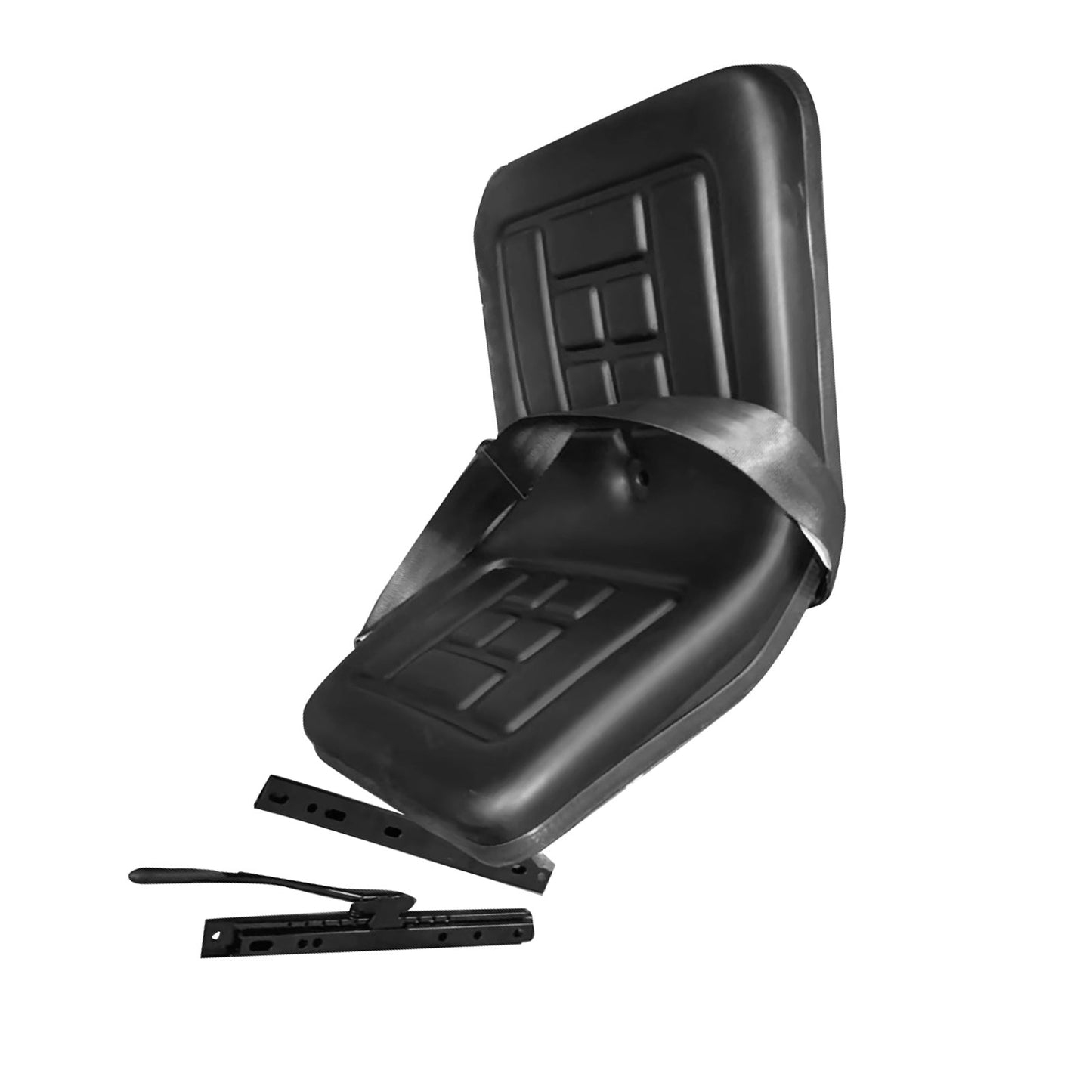 Adjustable Tractor Seat Forklift Excavator Truck Universal PU Chair Backrest-3