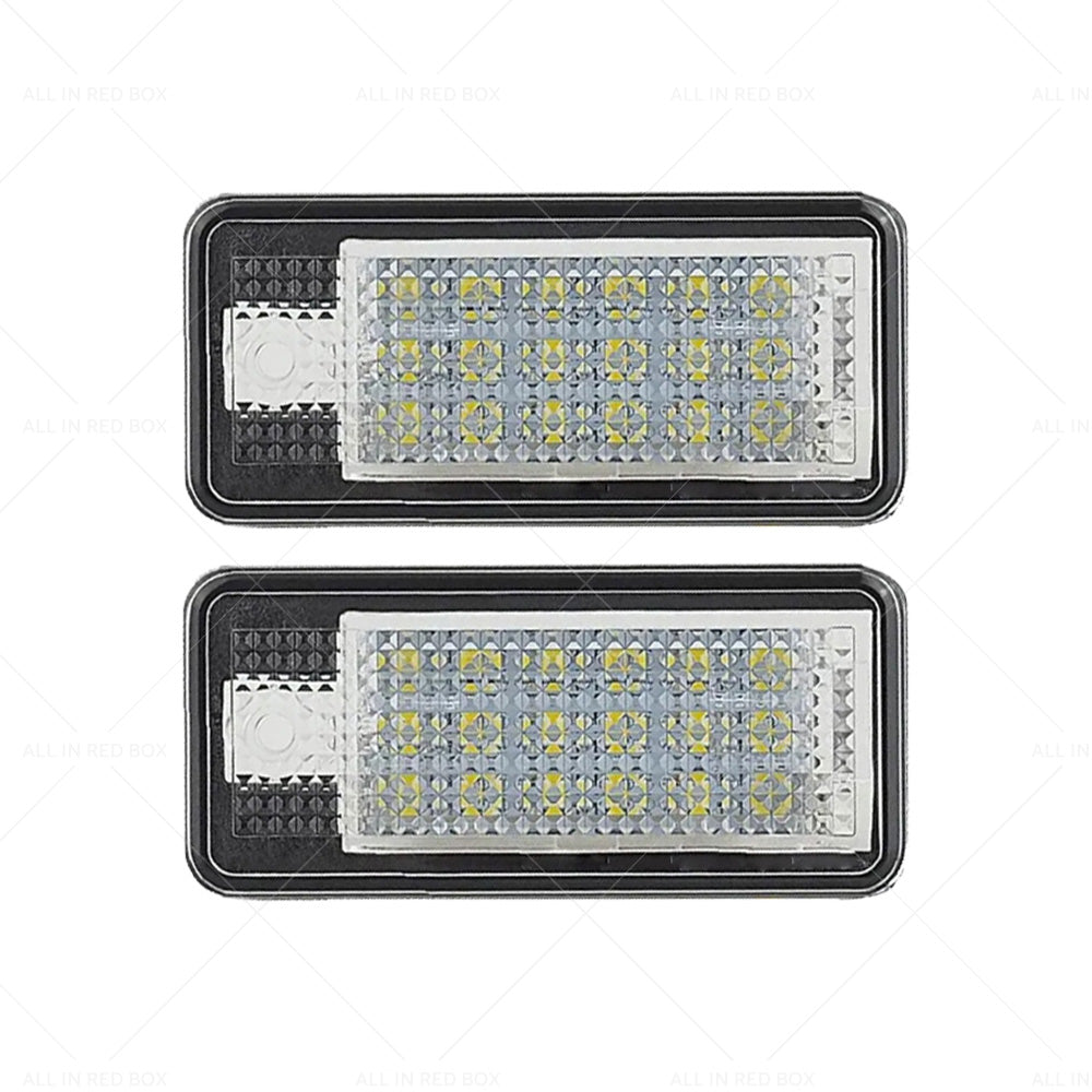Suitable For Audi A3 A4 S4 B6 B7 LED License Number Plate Light Error Free Units-3
