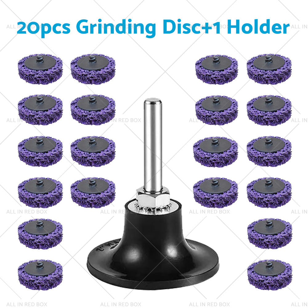 10/20/30PCS 50mm Poly Strip Disc Wheel Paint Rust Removal For Angle Grinder-6