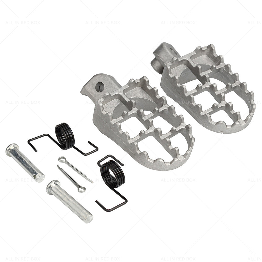 Foot Pegs Footpegs Suitable For Yamaha TW200 PW50 PW80 Peewee Pit Dirt Bikes-2