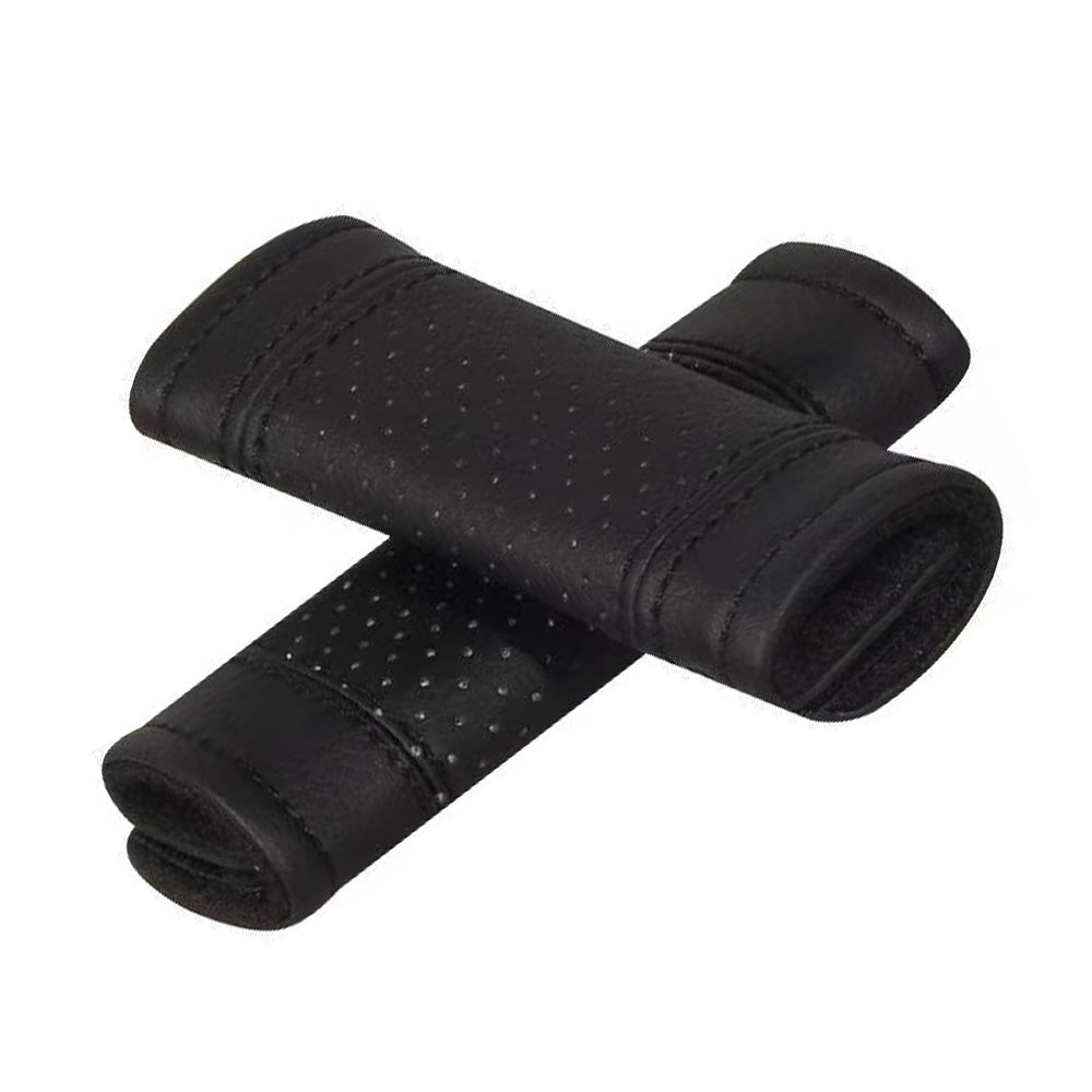 2pcs Universal Car Accessories Faux Leather Door Handle Cover Soft Car Handle-6