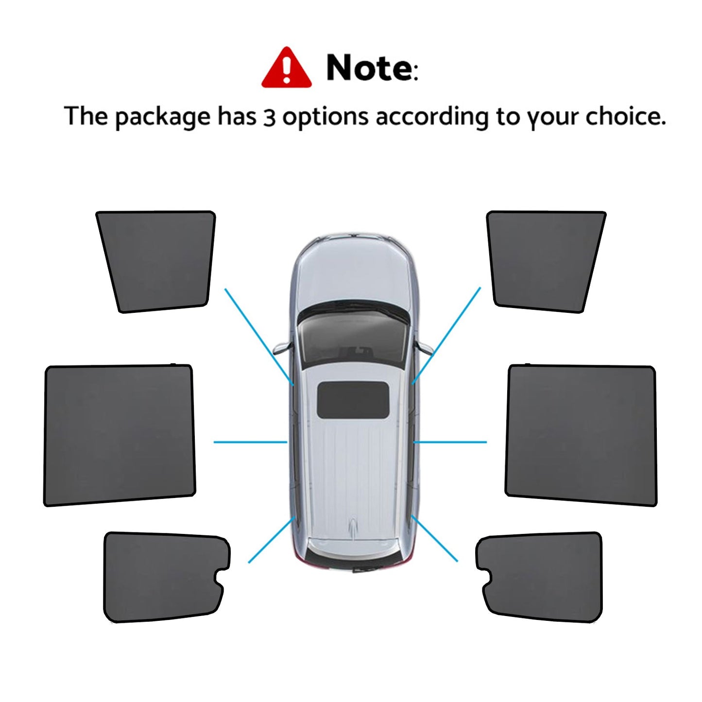 Car Window Sun Protection Blinds Suitable For Mitsubishi Pajero 2006-2022-3