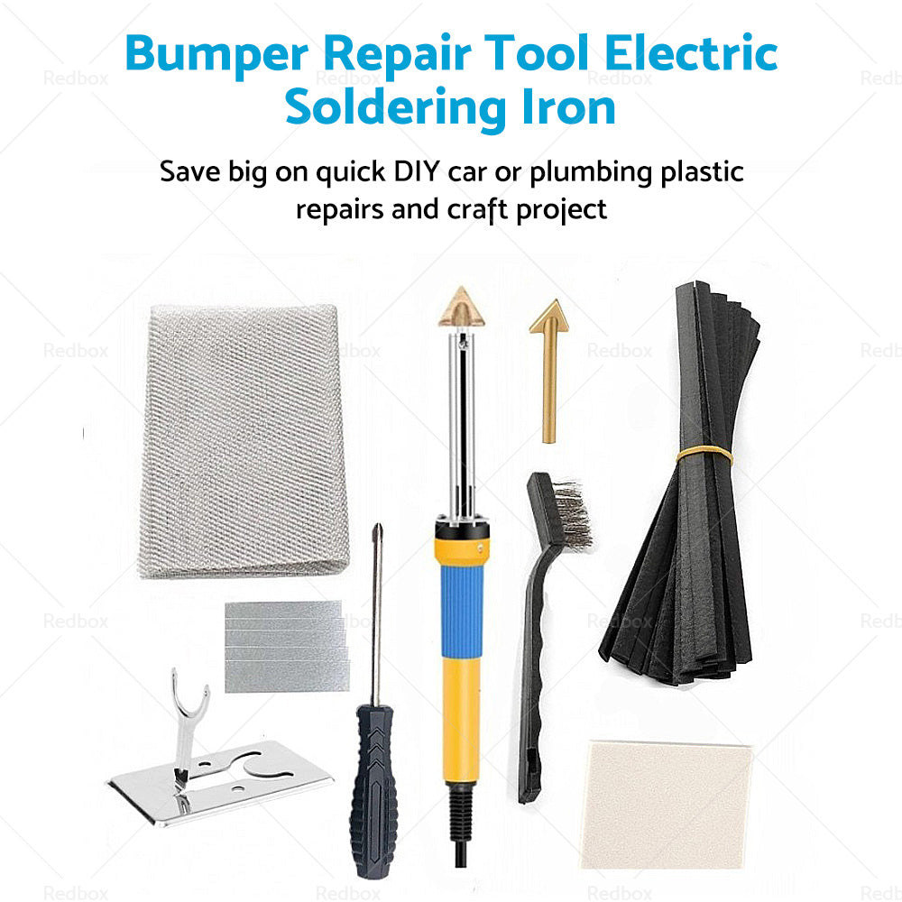 Plastic Welding Soldering Iron Kits Car Bumper Dashboard Kid Repair Welder Tool-2