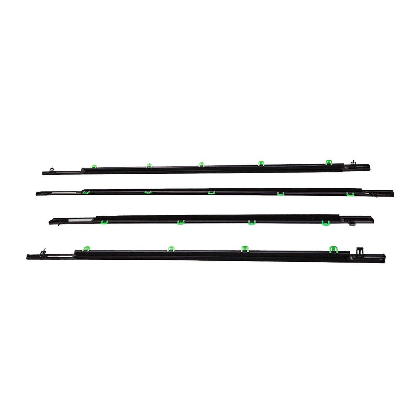 Black Weatherstrip Window Moulding Trim Seal Suitable For Honda CR-V 2007-2011-0