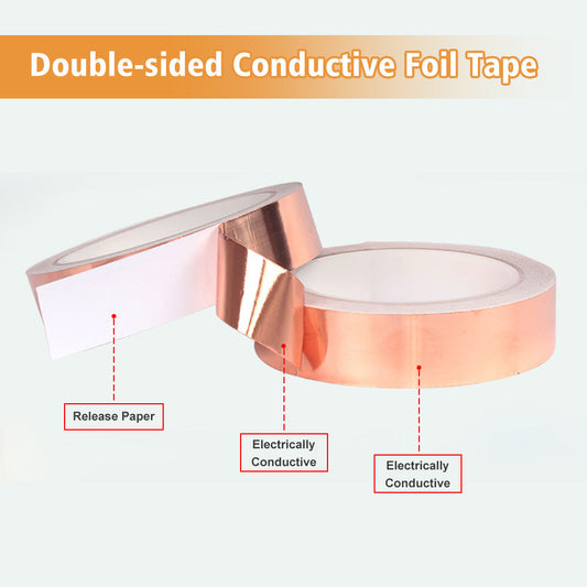 Copper Foil Tape 20mx50mm EMI Shielding Conductive Adhesive Tapes Snail Barrier-1