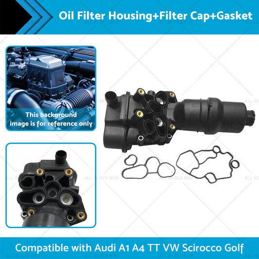 Oil Filter Housing with Gasket Suitable For VW Audi Seat 2. 0 TFSI 06F115397H-1