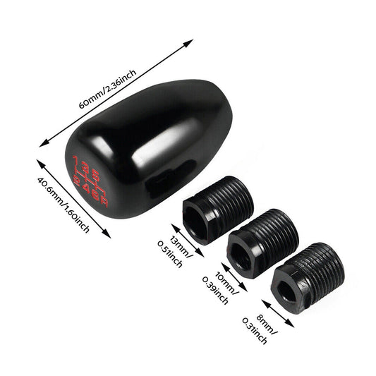 6-Speed Manual Gear Shift Knob Black Suitable For Nissan Navara D40 2004-2015-1
