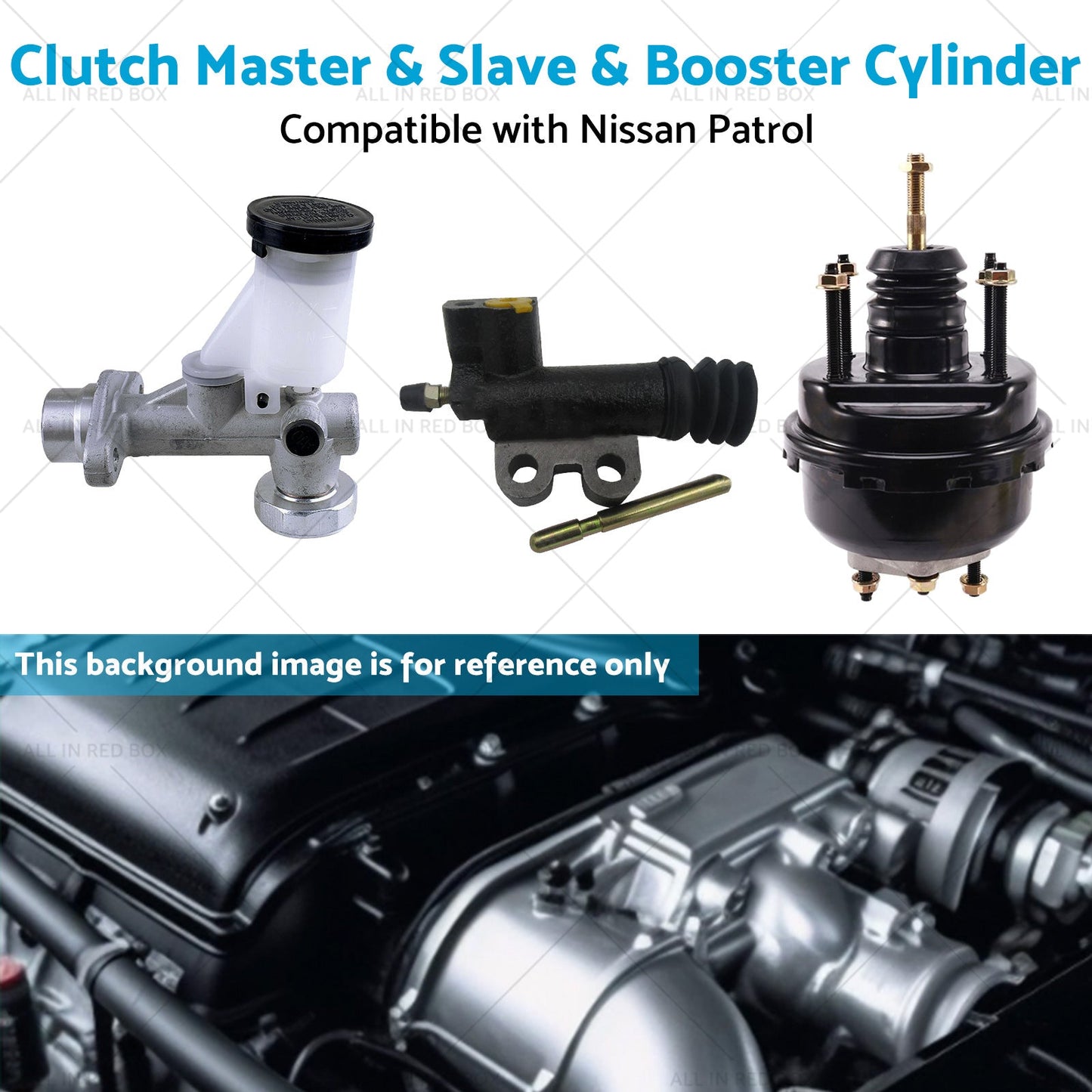 Clutch Slave, Master, and Booster Cylinder Suitable For Nissan Patrol GU Y61-4