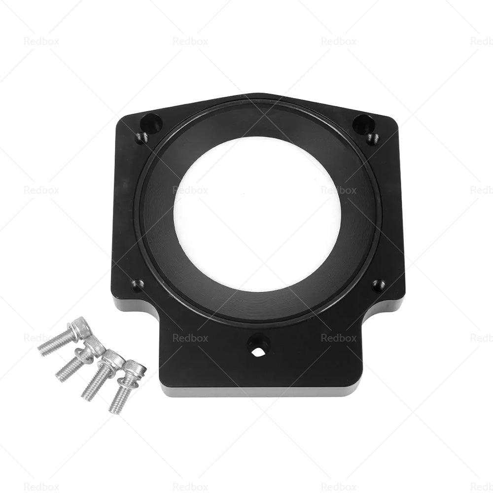 102mm Manifold Throttle Body Spacer Adapter Suitable For GM LS1 LS2 LS6 Black-4