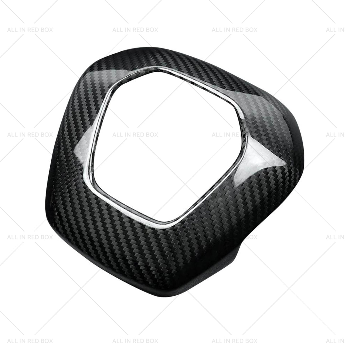 Overlay Real Carbon Fiber Steering Wheel Center Cover Suitable For Corvette C8-4