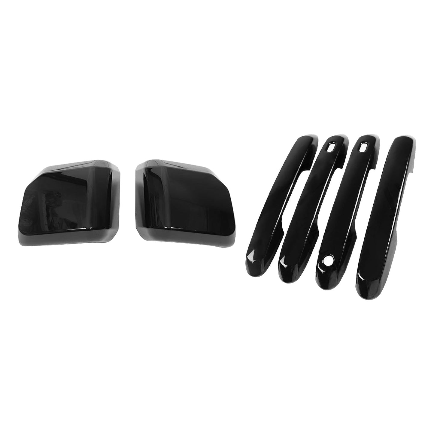 Door Handle & Rearview Mirror Cover Suitable For Prado LC250 2024 Glossy Black-5