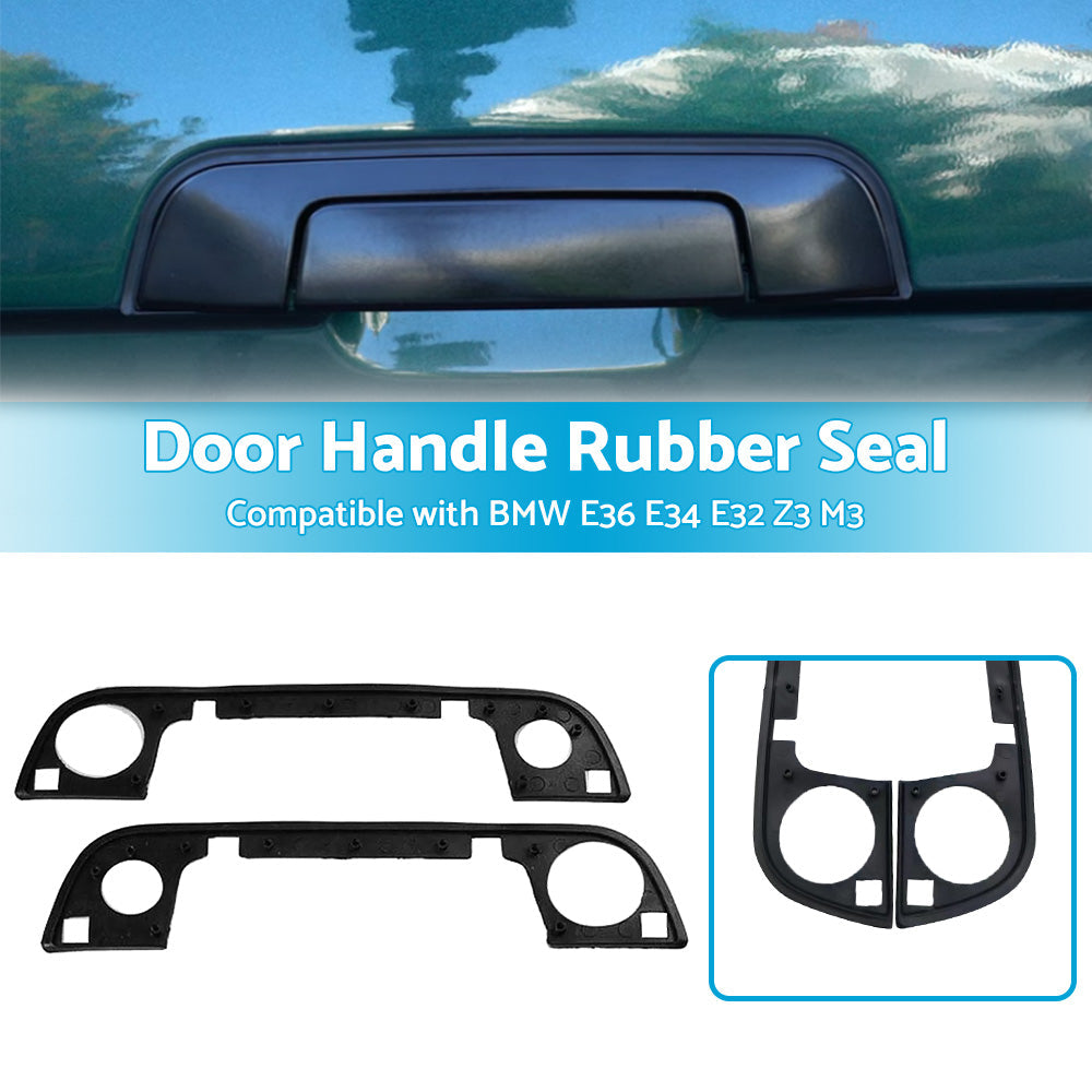 2PCS Exterior Door Handle Rubber Seals Set Suitable for BMW E36 E34 E32 Z3 M3-4