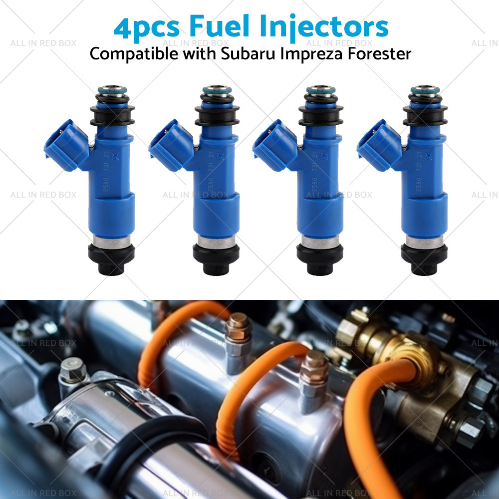 4PCS 565cc Fuel Injector Suitable For Subaru Impreza Forester Legacy 16611-AA720-3