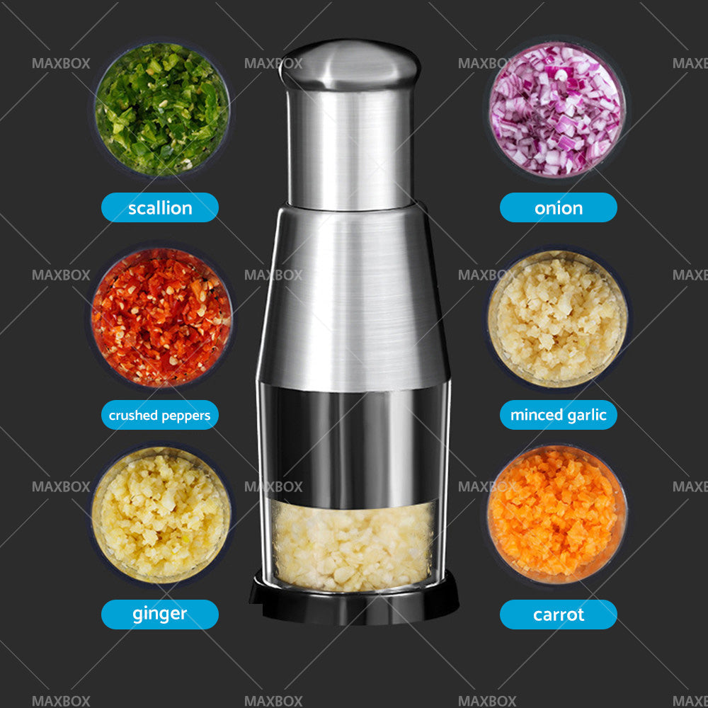 Pressed Garlic Chopper Stainless steel 304 Garlic Masher Minced Garlic Crusher-3
