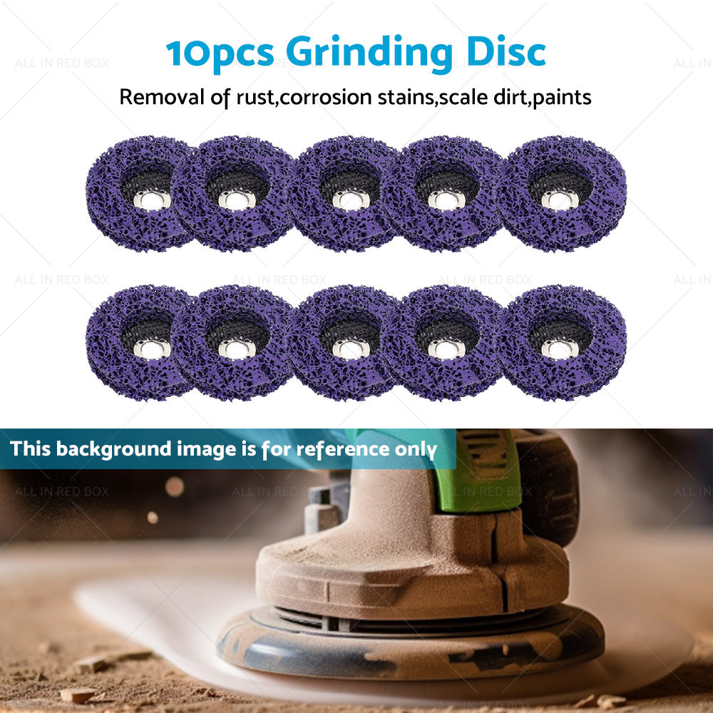 Poly Strip Disc 10PCS Paint Eater Disc 4'' Stripping Wheel Grinder Abrasive Disc-2