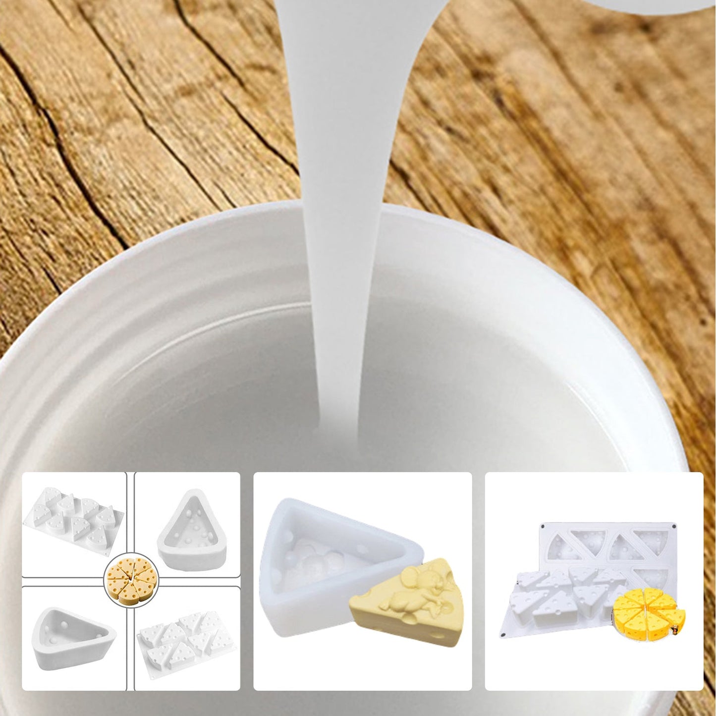 Snowflake Silicone Pendant Mold Making Jewelry Resin Necklace Mould Craft DIY 3D-14