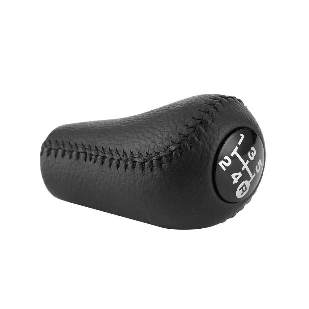 Black Leather Manual Gear Knob Set Suitable For Toyota 4Runner Hilux Land Cruiser Prado-2