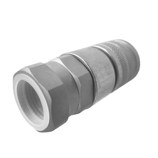 Hydraulic Female Flat Faced Coupler Suitable For Bobcat 7246790 1/2in Body 3/4in Sae Thread-1