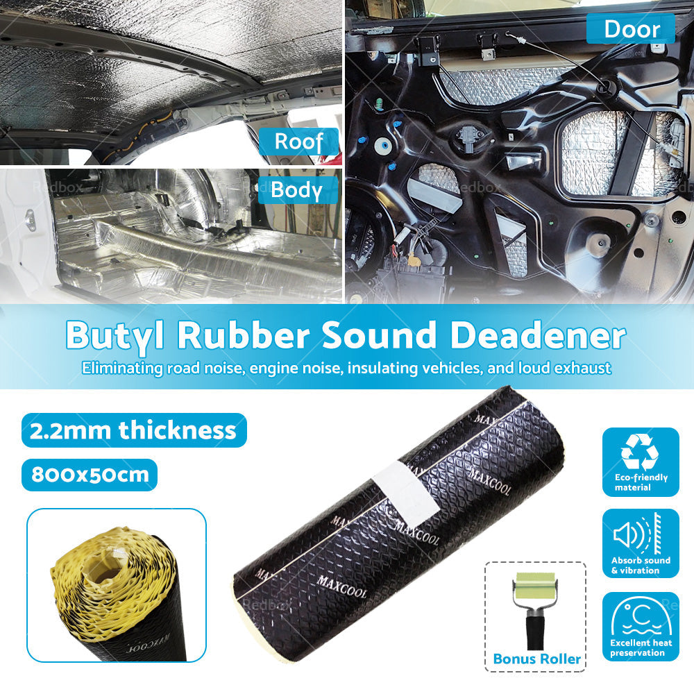 Car Butyl Rubber Sound Deadener Proofing Roll Insulation Self Adhesive-4