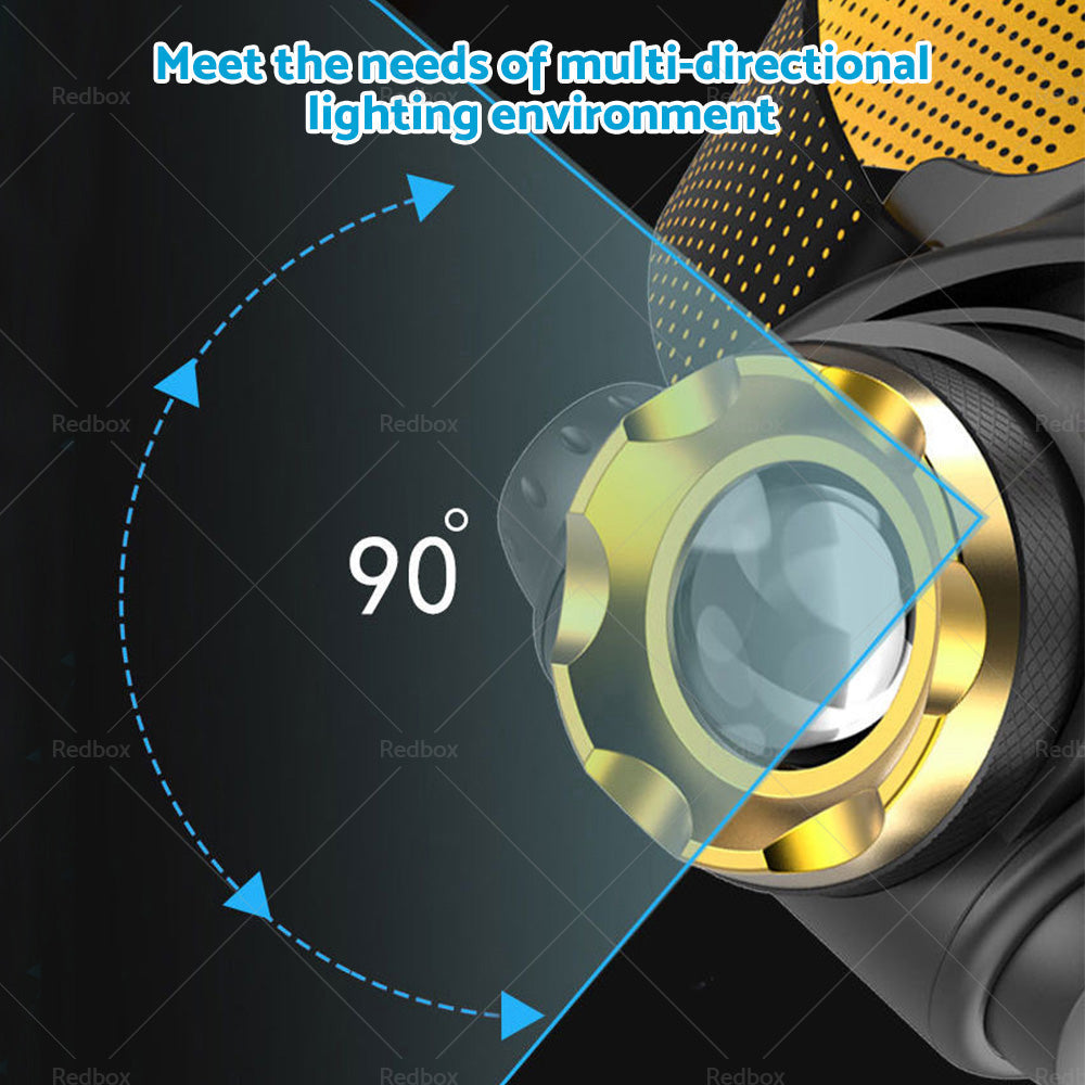 12000000lm USB Rechargeable Headlight Head Torch Lamp Flashlight LED Headlamp-4