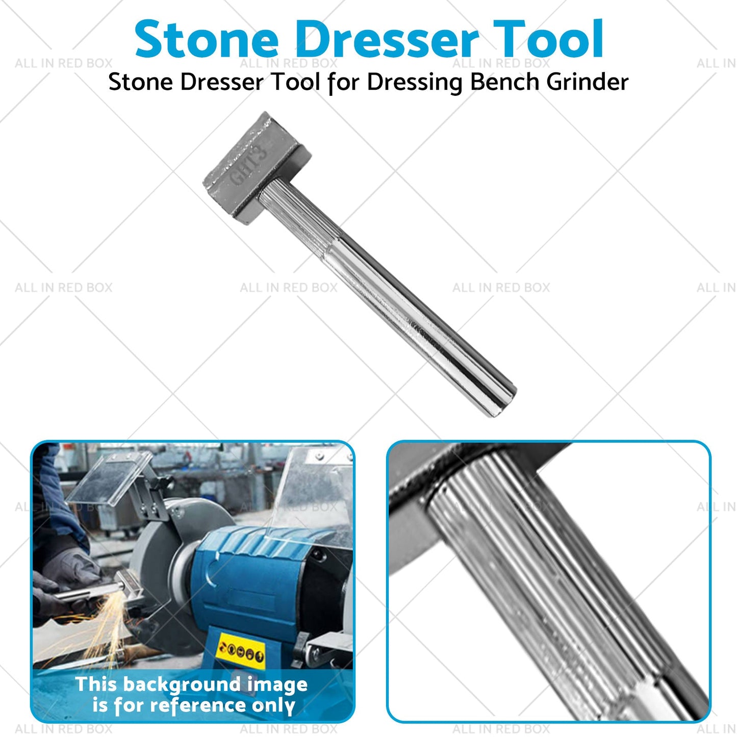 For Dressing Bench Grinder Diamond Coated Grinding Disc Wheel Stone Dresser Tool-2
