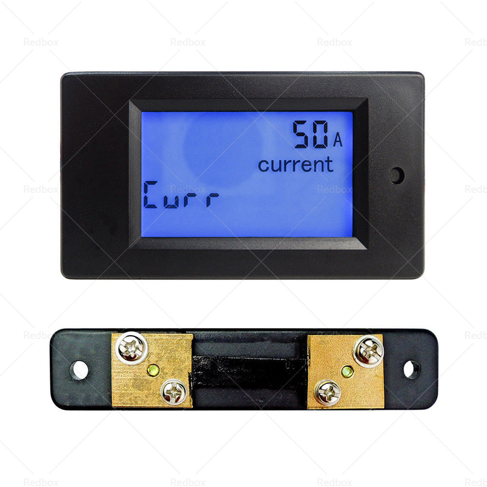 DC 6. 5~100V 20-50-100A LCD Digital Combo Panel Display Volt Amp Power Watt Meter-4