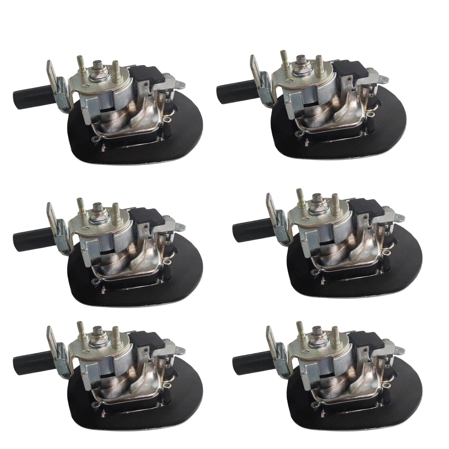 6 Set Chrome Power Operated Recessed Folding Whale Tail T-Lock Handle Toolbox-4