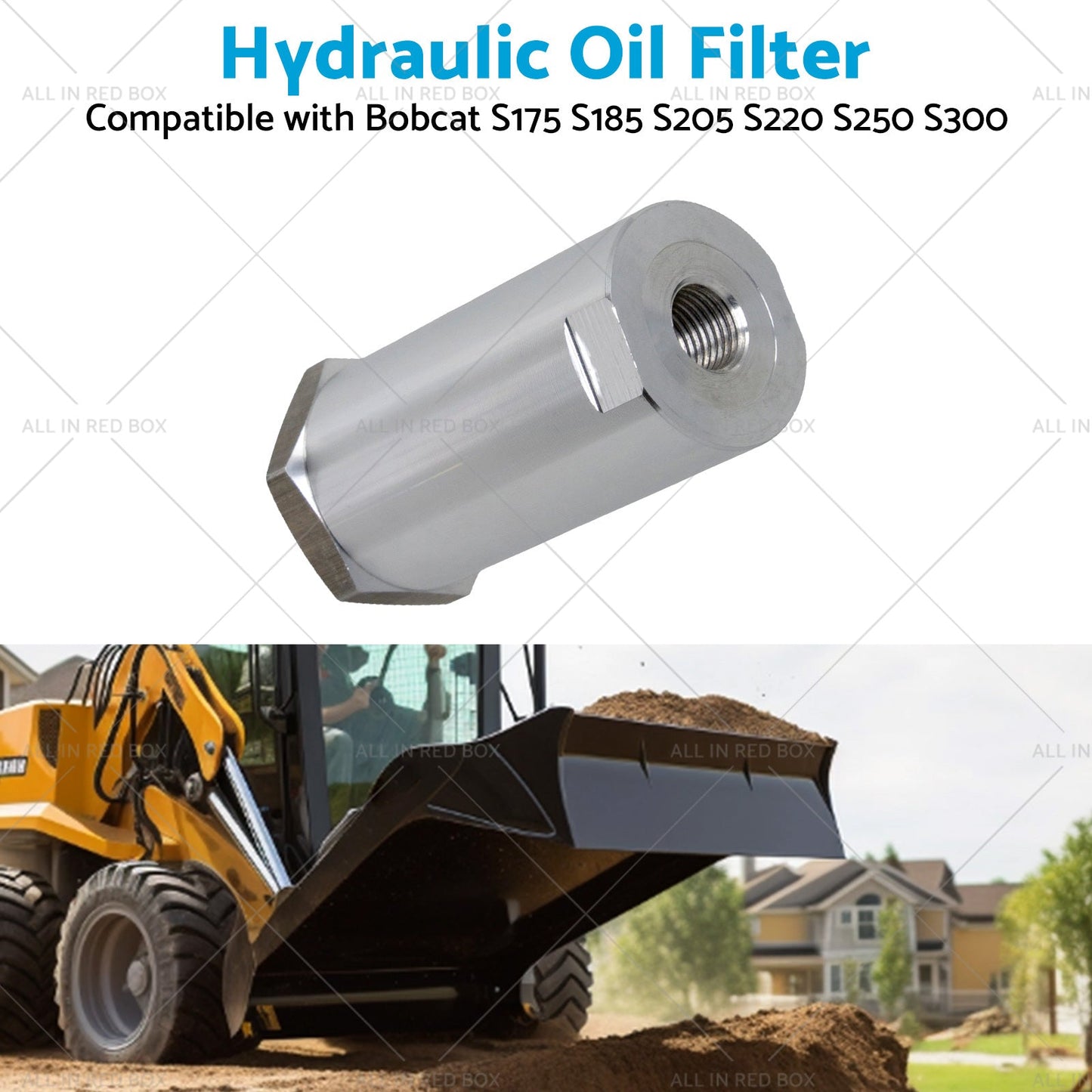 Hydraulic Case Drain Filter 6661022 For Bobcat S175 S185 S205 S220 S250 S300-3