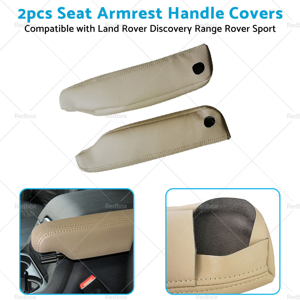 2PCS LEATHER Seat Armrest Handle Cover Suitable For 2005-2013 Range Rover SPORT-4