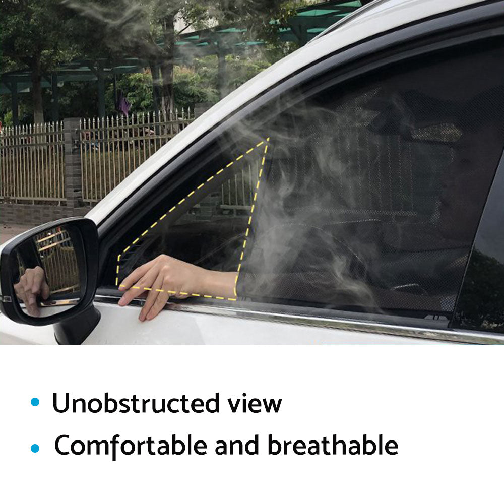 Magnetic Window Sun Shades 2x Suitable For Isuzu D-MAX 2nd Gen / Holden Colorado 2012-2020-4