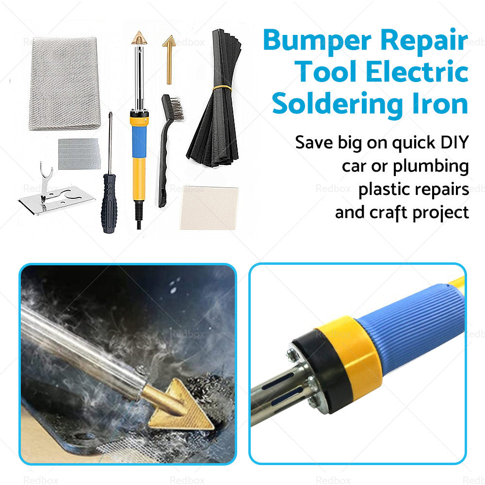 Plastic Welding Soldering Iron Kits Car Bumper Dashboard Kid Repair Welder Tool-3