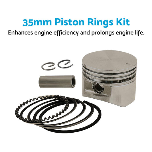35mm Piston Rings Kit Suitable For Honda GX25 GX25N Engine Brush Cutter Trimmers-1