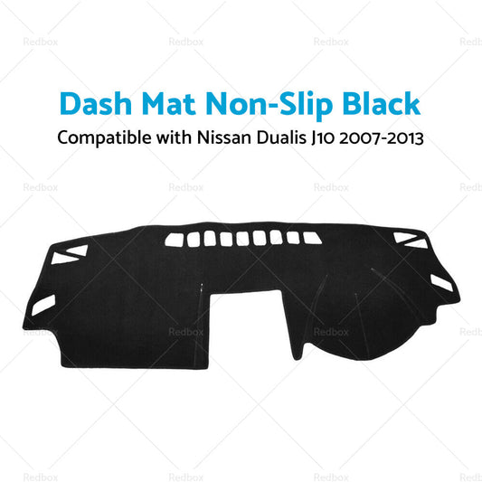 Non-Slip Dashboard Cover Dashmat Dash Mat Suitable For Nissan Dualis J10 07-13-1