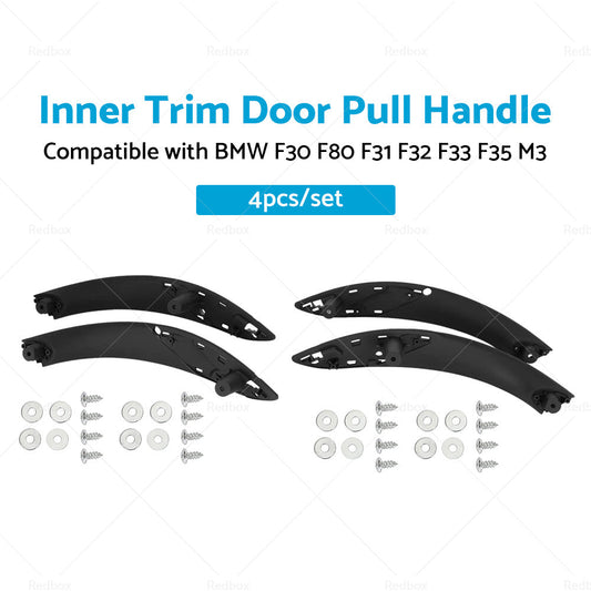 4x Inner Trim Door Pull Handle Suitable For BMW F30 F80 F31 F32 F33 F35 M3-1