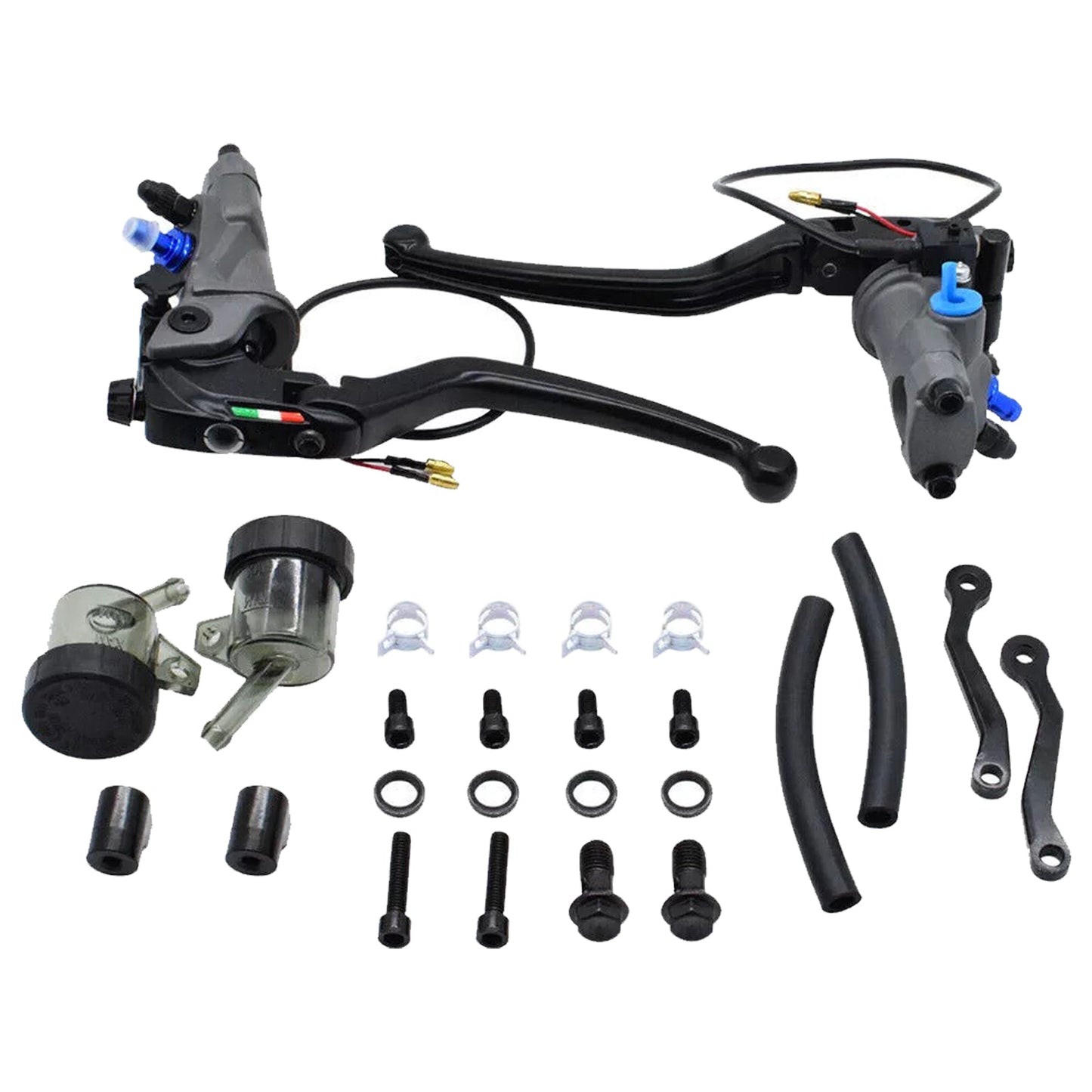 19 RCS CNC Motorcycle Set Brake Master Cylinder Cable Clutch Radial Brake Pump-5