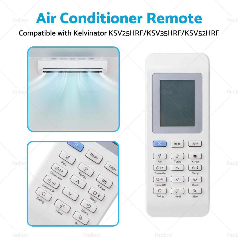 Air Conditioner Remote Suitable for Kelvinator KSV25HRF KSV35HRF KSV52HRF-1