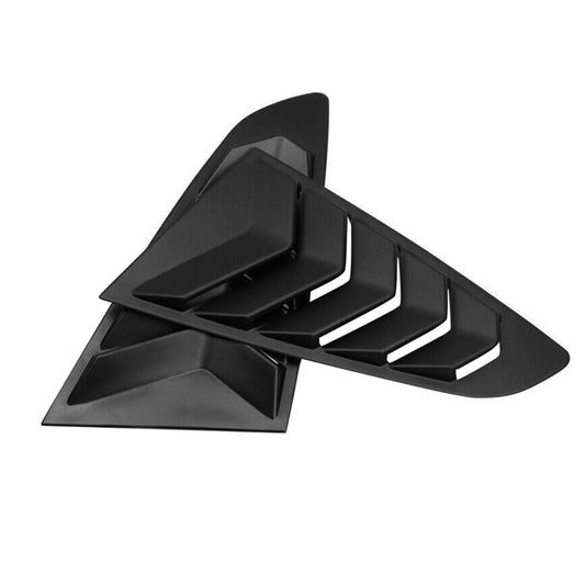2x Side Window Louvers Sun Shade Cover Suitable For Ford Mustang 2015-2022-1