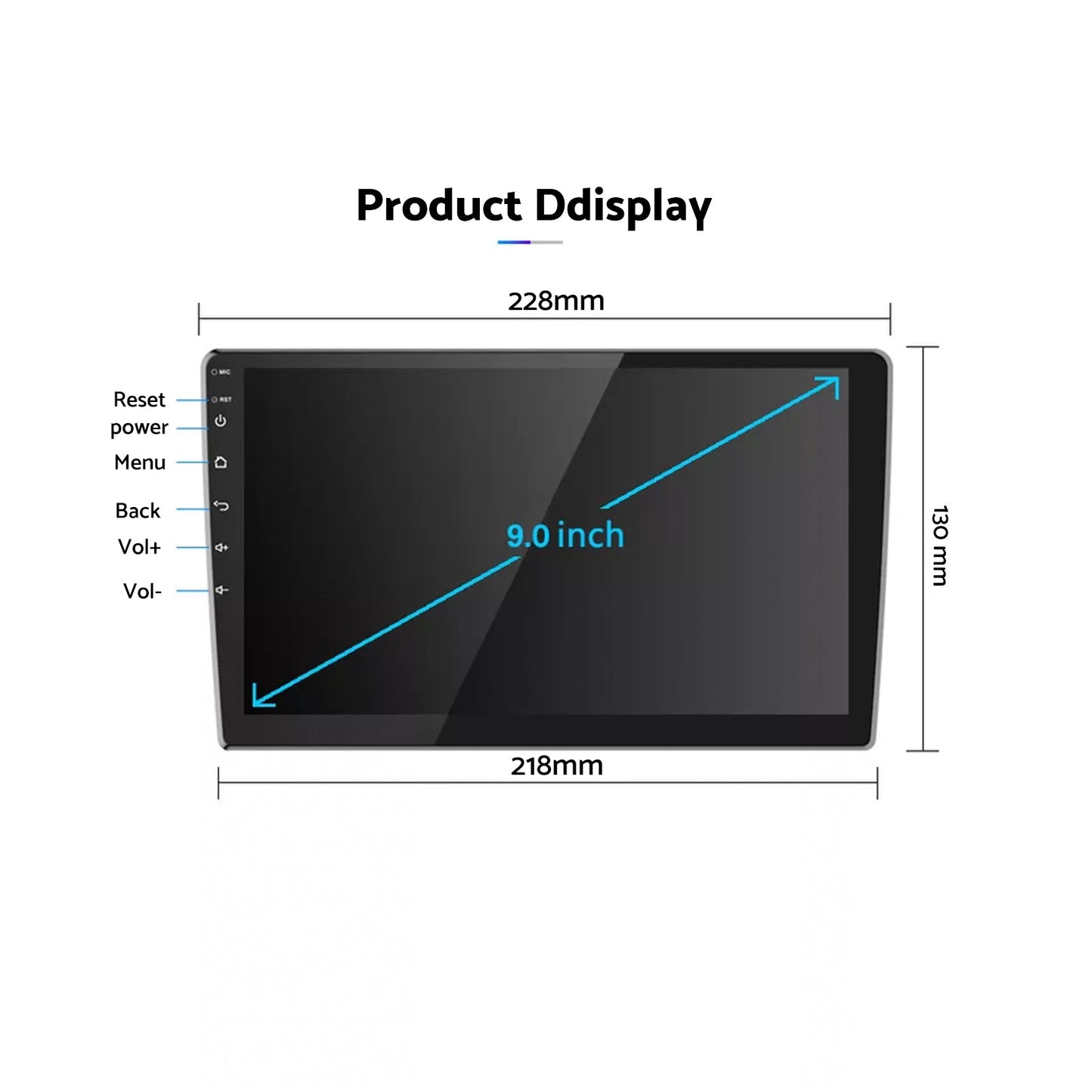 Head Unit Car Stereo Android Carplay GPS Radio Suitable for Honda Civic 12-15-4