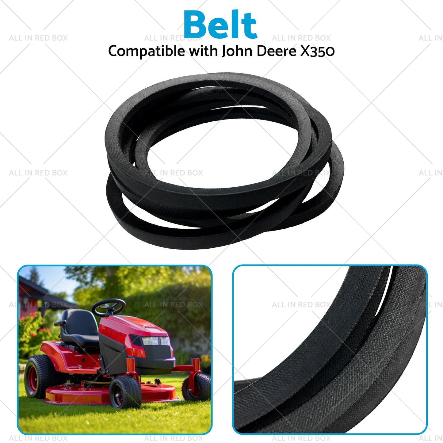 Cutting Deck Belt Suitable for John Deere X350 M174994. John Deere Dealer-3