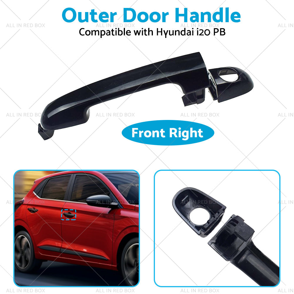 Front Right Exterior Outer Door Handle Suitable for Hyundai i20 PB 2009-2015-4