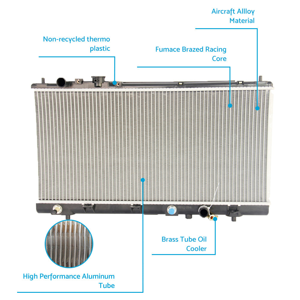 Radiator Suitable For Mazda 323 BJ / Protege / Astina 1999-2002 & Ford Laser KN KQ 1999-2002 Auto & Manual-4